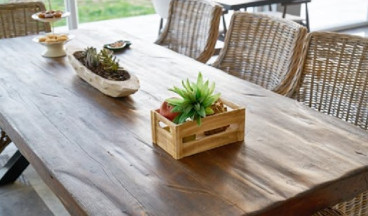 luxury oak table